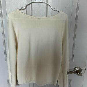 Uniqlo 3d cream knit sweater